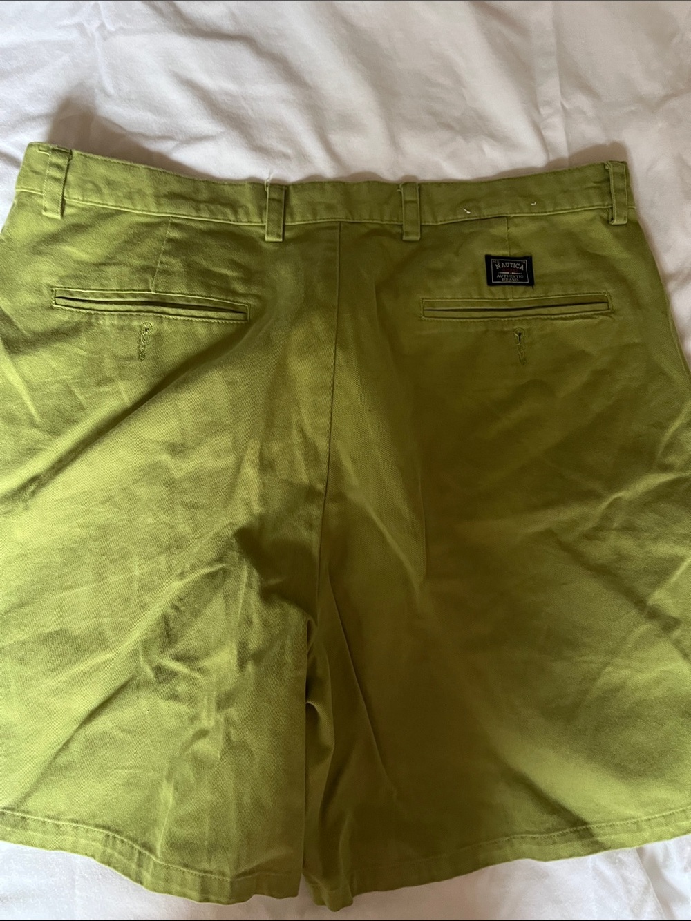 Nautica Men's Olive Green Chino Shorts